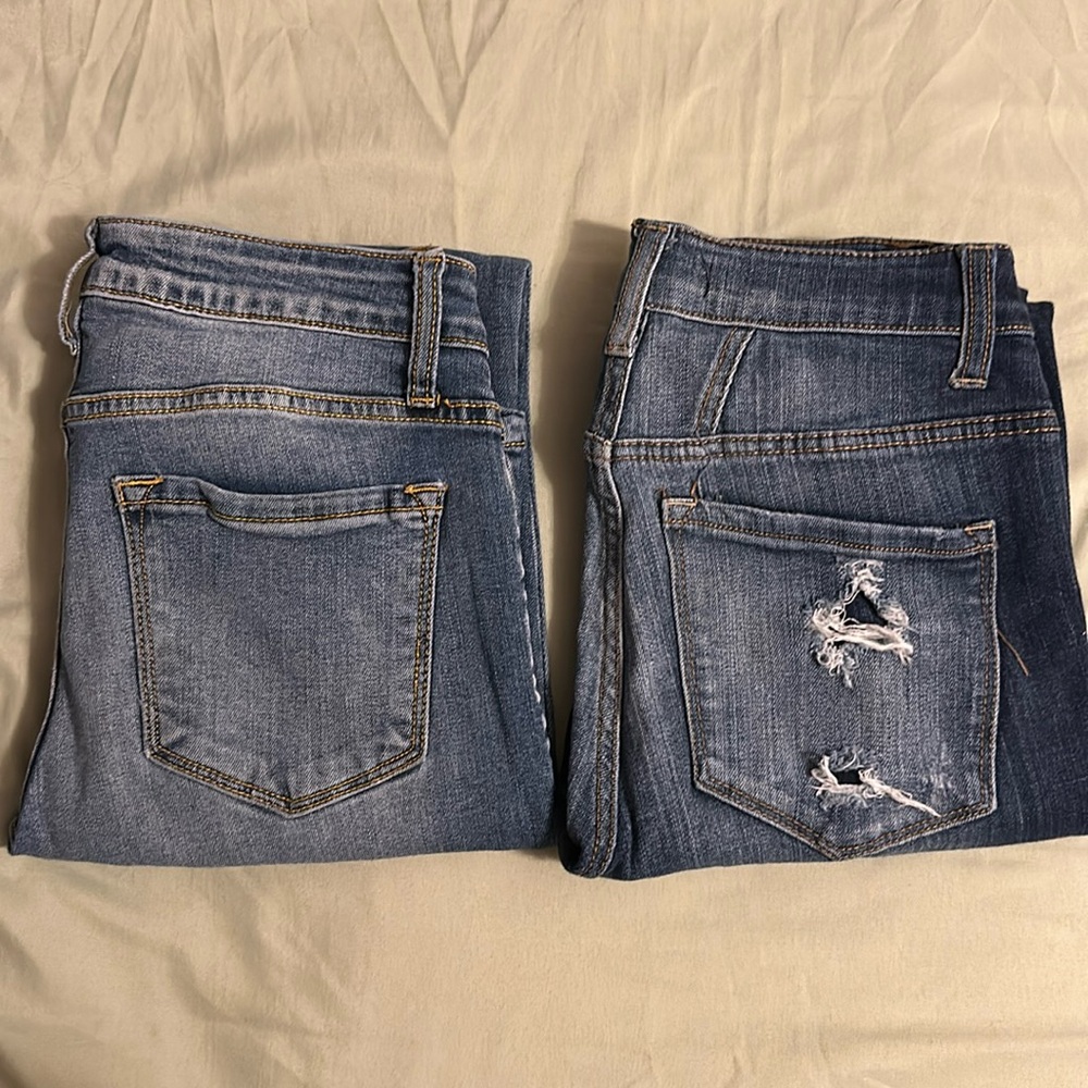 KanCan skinny jeans, both size 26